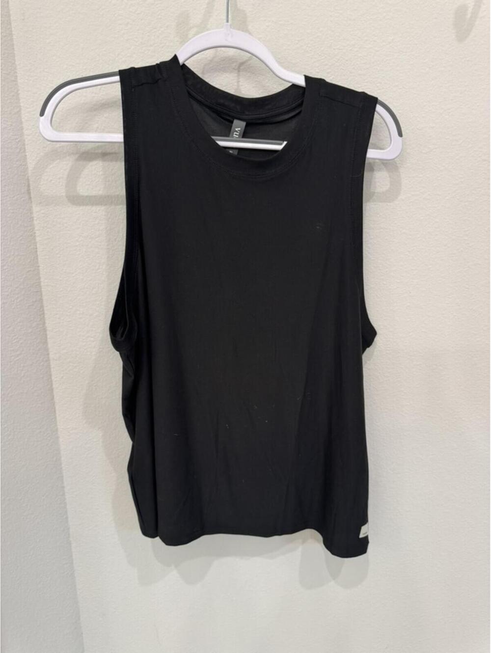 Vuori Women's Sleeveless Black Tank Top XL